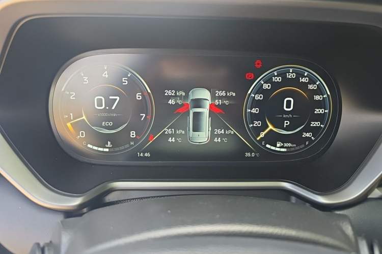 Used GAC Trumpchi GS4 2022 270T Automatic Smart Drive Technology Edition Instrument Cluster