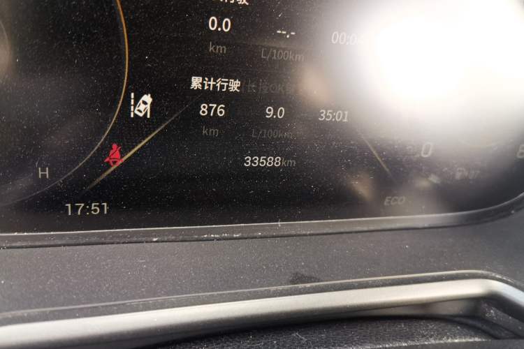 Used GAC Trumpchi GS4 2022 270T Automatic Smart Drive Technology Edition Odometer Close Up