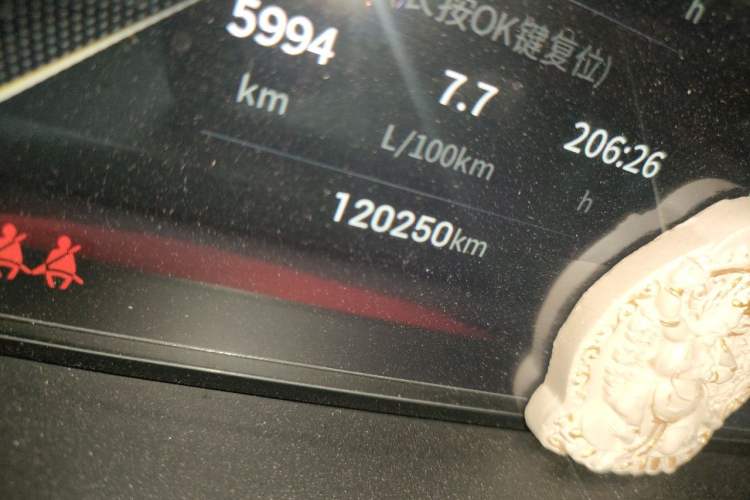 Used GAC Trumpchi GS4 2022 270T Automatic Smart Drive Technology Edition Odometer Close Up