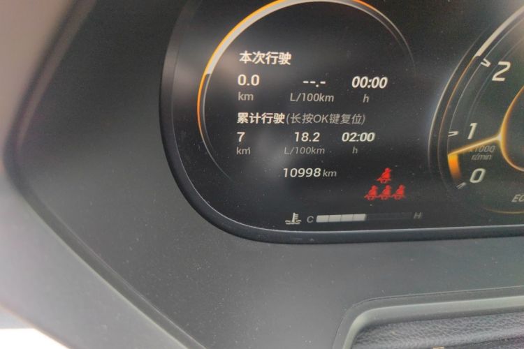 Used GAC Trumpchi GS4 2022 270T Automatic Smart Drive Technology Edition Odometer Close Up