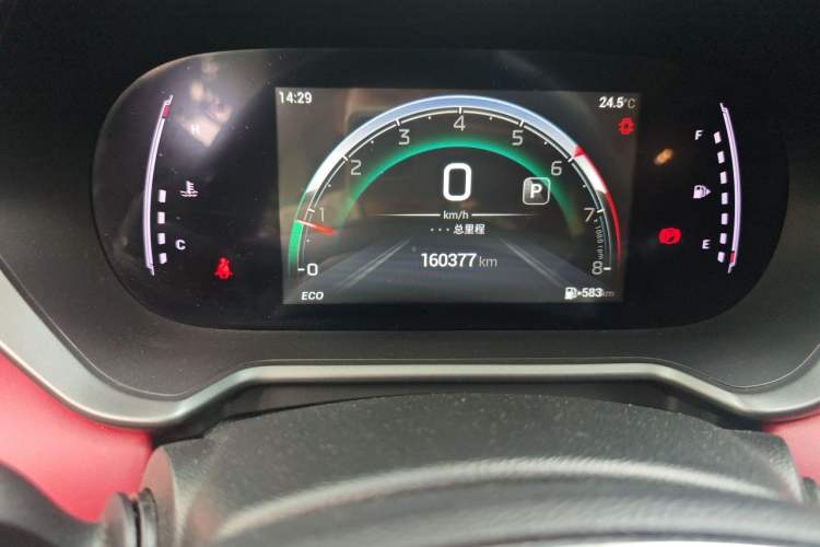 Used GAC Trumpchi GS4 2022 270T Automatic Smart Drive Navigation Edition Odometer Close Up