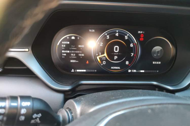 Used GAC Trumpchi GS4 2022 270T Automatic Smart Drive Flagship Edition Odometer Close Up
