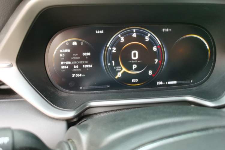 Used GAC Trumpchi GS4 2022 270T Automatic Smart Drive Technology Edition (Upgraded Version) Odometer Close Up