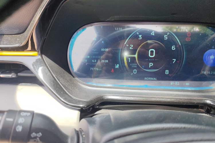 Used GAC Trumpchi GS4 2022 270T Automatic Smart Drive Technology Edition (Upgraded Version) Odometer Close Up