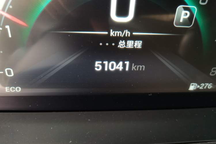 Used GAC Trumpchi GS4 2023 270T Automatic Smart Drive Navigation Edition Odometer Close Up