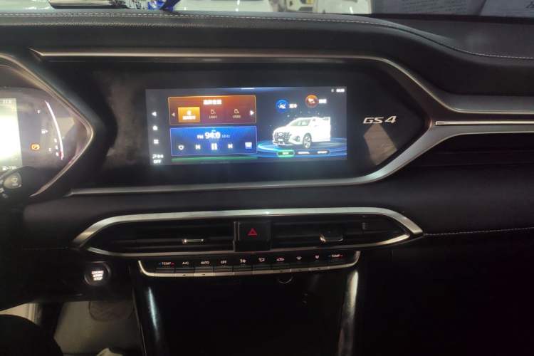 Used GAC Trumpchi GS4 2023 270T Automatic Smart Drive Navigation Edition Audio And AC Panel