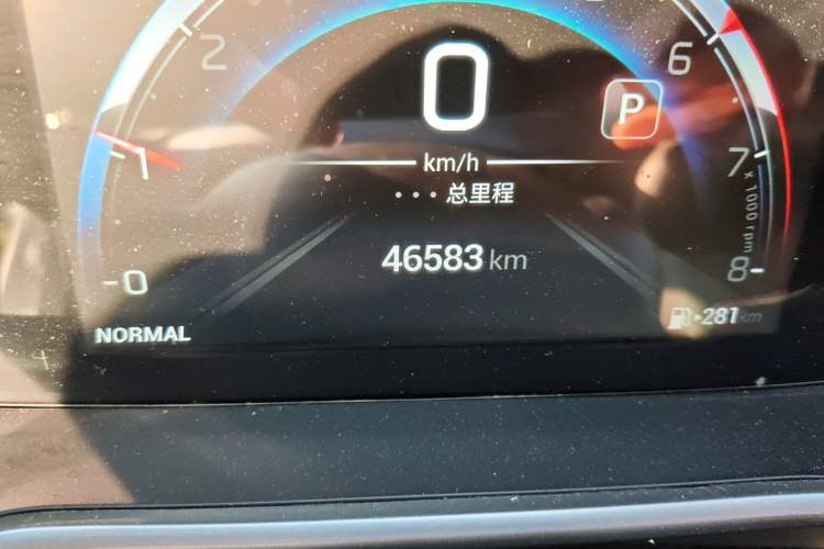 Used GAC Trumpchi GS4 2023 270T Automatic Smart Drive Navigation Edition Odometer Close Up