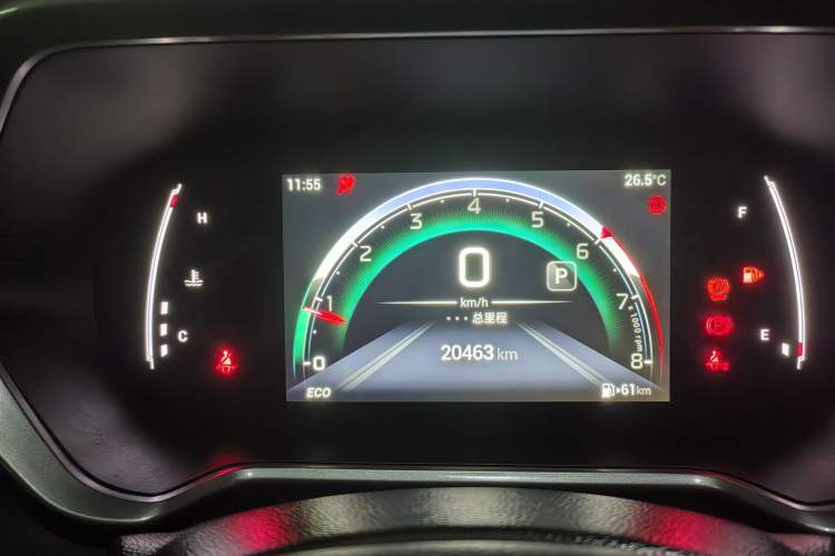 Used GAC Trumpchi GS4 2023 270T Automatic Smart Drive Navigation Edition Odometer Close Up