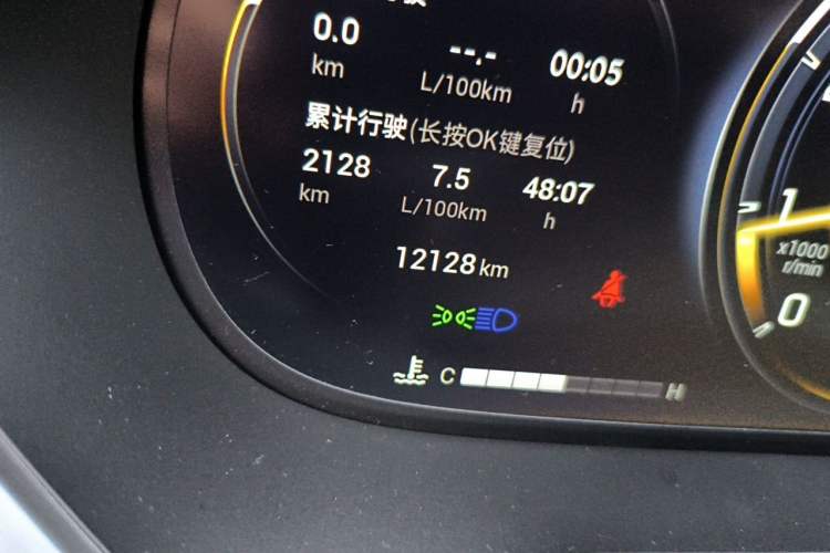 Used GAC Trumpchi GS4 2023 270T Automatic Smart Drive Technology Edition Odometer Close Up
