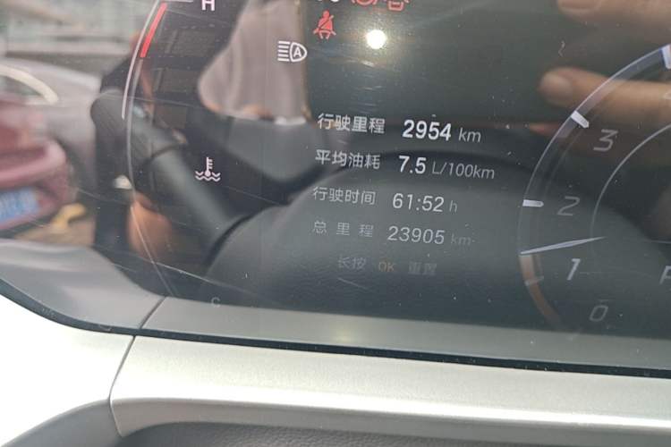 Used GAC Trumpchi GS4 2024 MAX 1.5T Flagship Edition Odometer Close Up