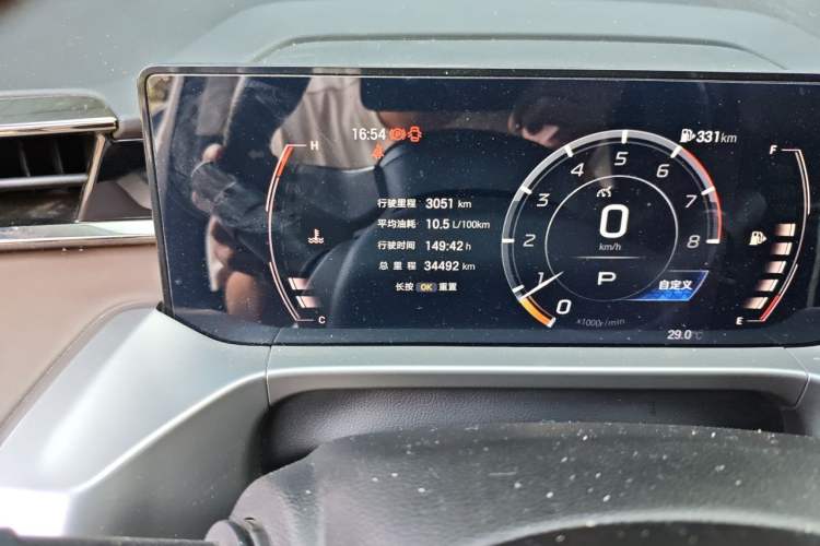 Used GAC Trumpchi GS4 2024 MAX 1.5T Flagship Edition Odometer Close Up