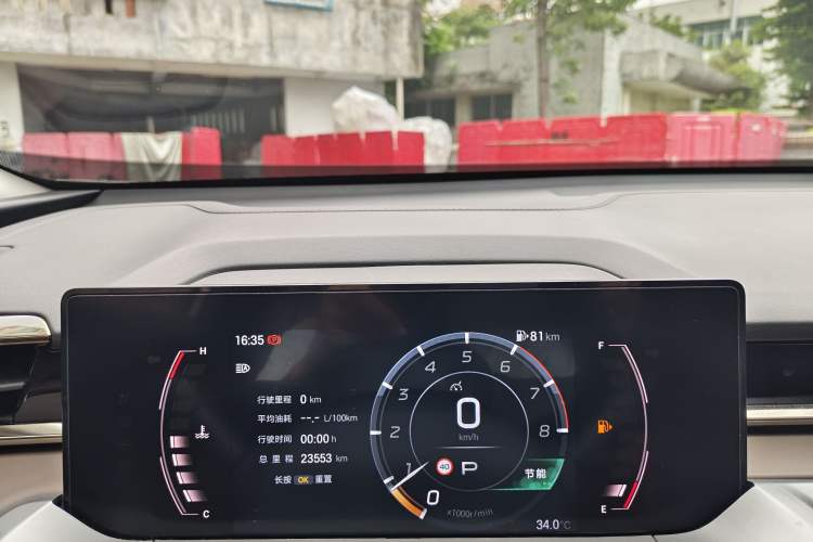 Used GAC Trumpchi GS4 2024 MAX 1.5T Flagship Edition Odometer Close Up