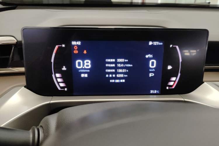 Used GAC Trumpchi GS4 2024 MAX 1.5T Flagship Edition Odometer Close Up
