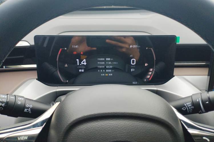 Used GAC Trumpchi GS4 2024 MAX 1.5T Flagship Edition Odometer Close Up