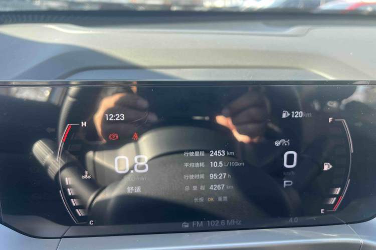 Used GAC Trumpchi GS4 2024 MAX 1.5T Flagship Edition Odometer Close Up