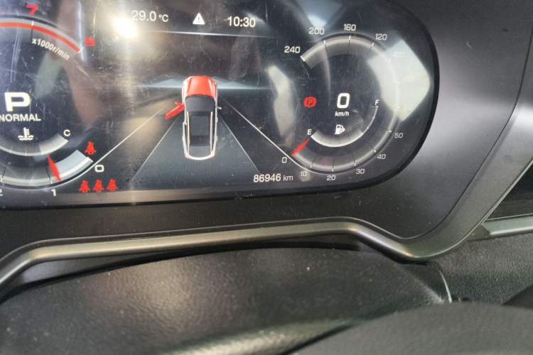 Used GAC Trumpchi GS4 COUPE 2020 270T Automatic Luxury Edition Odometer Close Up