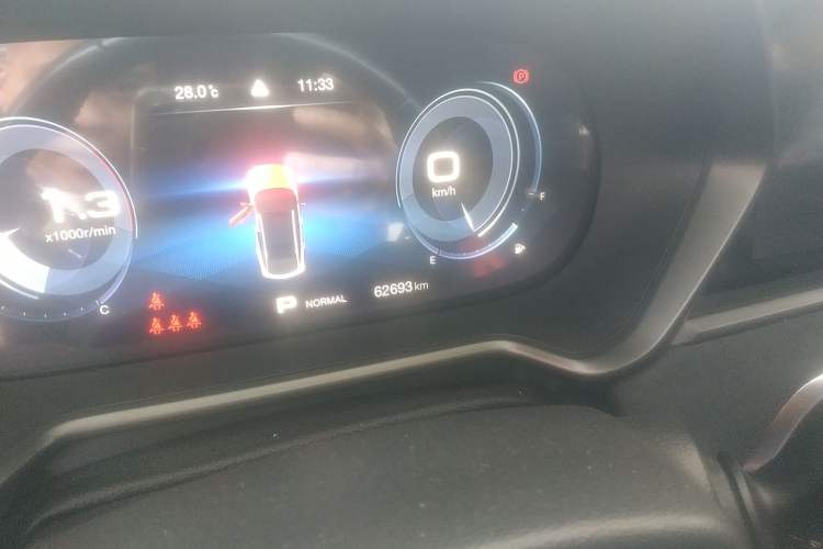 Used GAC Trumpchi GS4 COUPE 2020 270T Automatic Luxury Edition Odometer Close Up