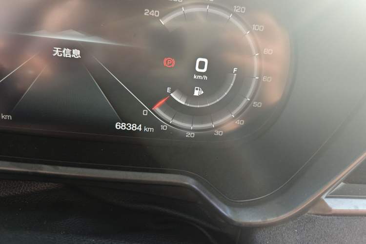 Used GAC Trumpchi GS4 COUPE 2020 270T Automatic Luxury Edition Odometer Close Up