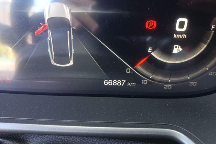 Used GAC Trumpchi GS4 COUPE 2020 270T Automatic Luxury Edition Odometer Close Up