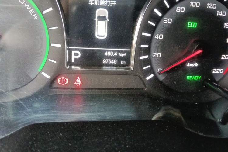 Used GAC Trumpchi GS4 New Energy 2017 1.5L PHEV Smart Enjoyment Edition Odometer Close Up