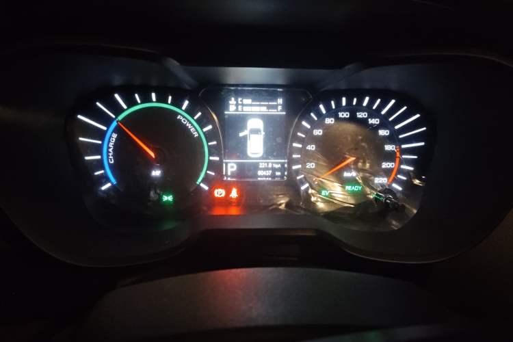 Used GAC Trumpchi GS4 New Energy 2017 1.5L PHEV Smart Enjoyment Edition Odometer Close Up