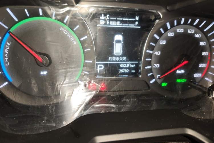 Used GAC Trumpchi GS4 New Energy 2017 1.5L PHEV Smart Enjoyment Edition Odometer Close Up