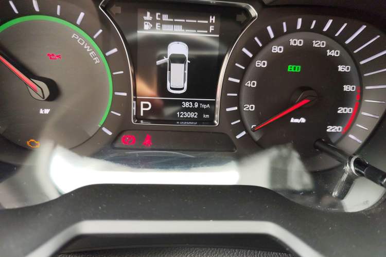 Used GAC Trumpchi GS4 New Energy 2017 1.5L PHEV Smart Enjoyment Edition Odometer Close Up