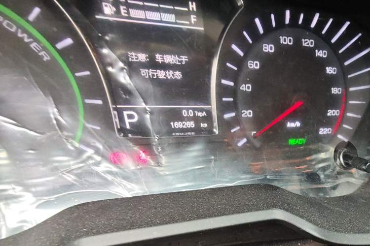 Used GAC Trumpchi GS4 New Energy 2017 1.5L PHEV Deluxe Edition Odometer Close Up