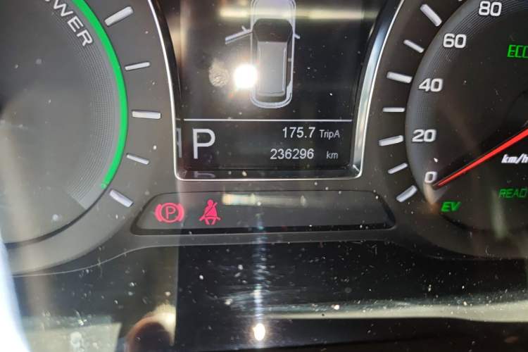 Used GAC Trumpchi GS4 New Energy 2017 1.5L PHEV Smart Enjoyment Edition Odometer Close Up