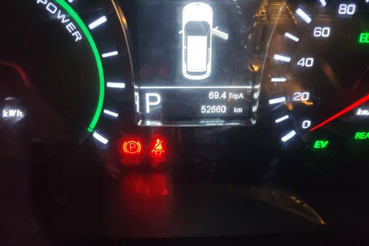 Used GAC Trumpchi GS4 New Energy 2017 1.5L PHEV Smart Enjoyment Edition Odometer Close Up