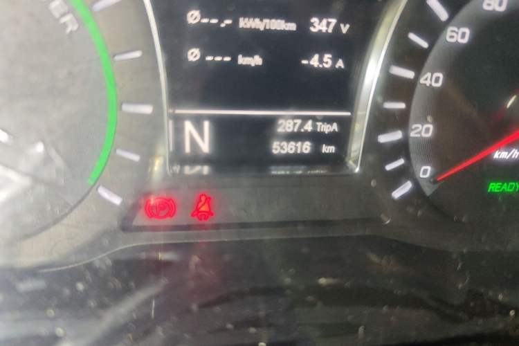 Used GAC Trumpchi GS4 New Energy 2017 1.5L PHEV Smart Enjoyment Edition Odometer Close Up
