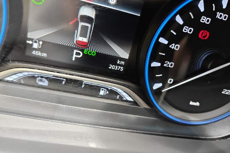 Used GAC Trumpchi GS4 New Energy 2020 1.5T PHEV Smart Enjoyment Version Odometer Close Up
