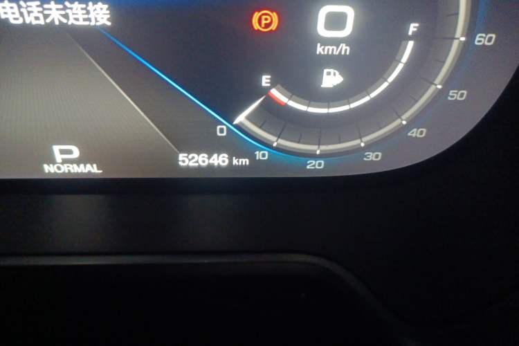 Used GAC Trumpchi GS4 New Energy 2020 1.5T PHEV Deluxe Edition Odometer Close Up