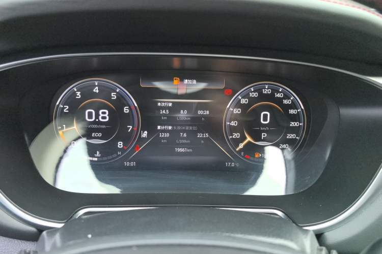 Used GAC Trumpchi GS4 PLUS 2022 270T Automatic Star Edition Odometer Close Up