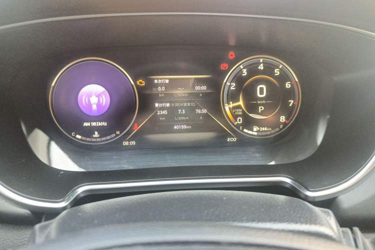 Used GAC Trumpchi GS4 PLUS 2021 270T Automatic Starry Edition Odometer Close Up