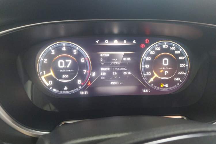 Used GAC Trumpchi GS4 PLUS 2021 390T Automatic Nebula Edition Instrument Cluster