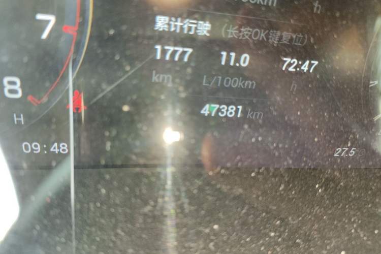 Used GAC Trumpchi GS4 PLUS 2021 390T Automatic Nebula Edition Odometer Close Up
