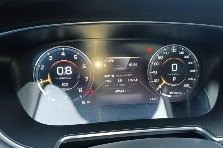Used GAC Trumpchi GS4 PLUS 2021 270T Automatic Galaxy Edition Instrument Cluster