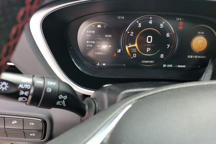 Used GAC Trumpchi GS4 PLUS 2021 270T Automatic Star Edition Odometer Close Up