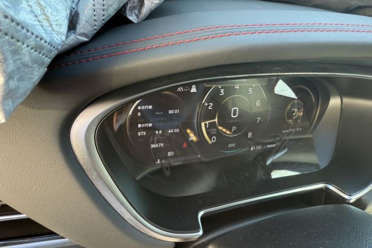 Used GAC Trumpchi GS4 PLUS 2021 270T Automatic Galaxy Edition Odometer Close Up
