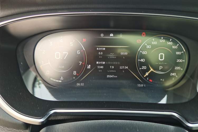 Used GAC Trumpchi GS4 PLUS 2021 270T Automatic Star Edition Odometer Close Up