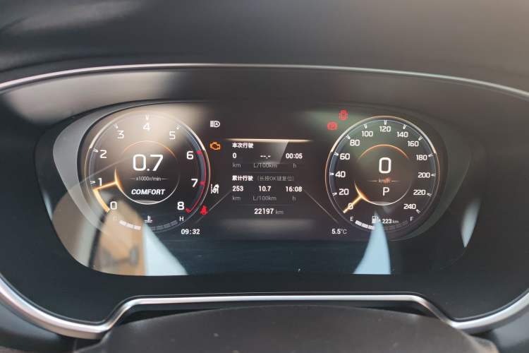Used GAC Trumpchi GS4 PLUS 2022 270T Automatic Galaxy Edition Instrument Cluster