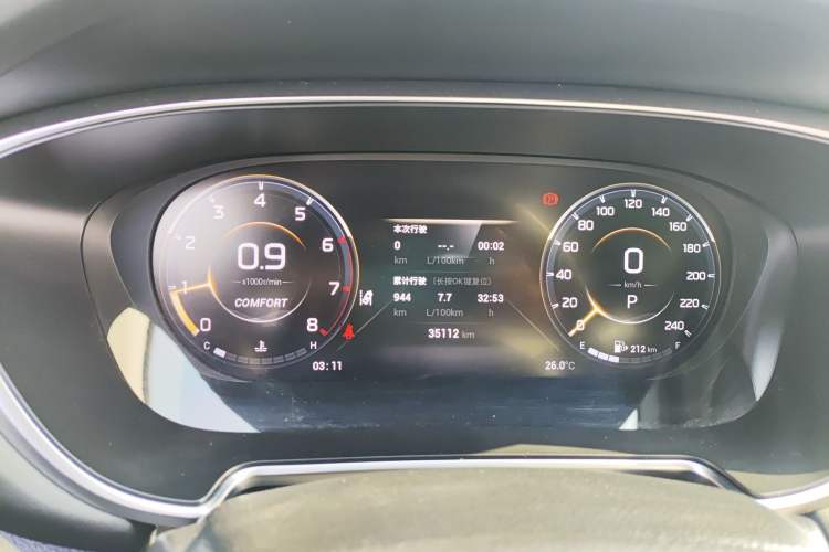 Used GAC Trumpchi GS4 PLUS 2022 270T Automatic Galaxy Edition Instrument Cluster