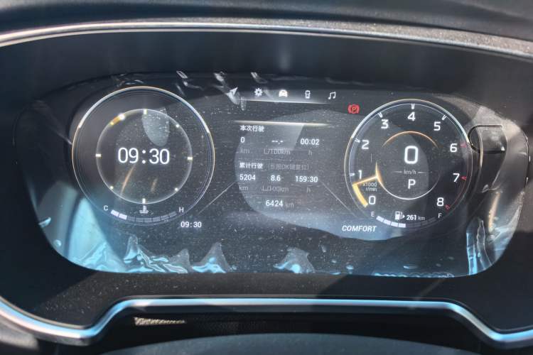 Used GAC Trumpchi GS4 PLUS 2022 390T Automatic Nebula Edition Odometer Close Up