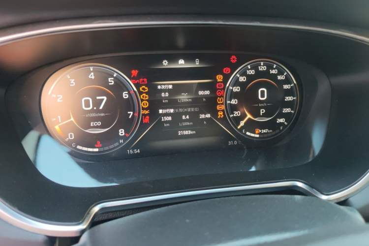 Used GAC Trumpchi GS4 PLUS 2022 390T Automatic Galaxy Edition Instrument Cluster