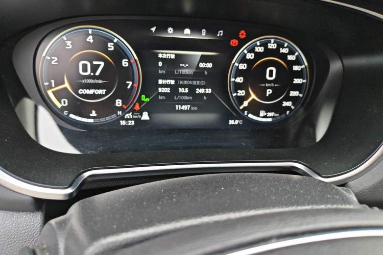 Used GAC Trumpchi GS4 PLUS 2023 390T Automatic Nebula Edition Odometer Close Up