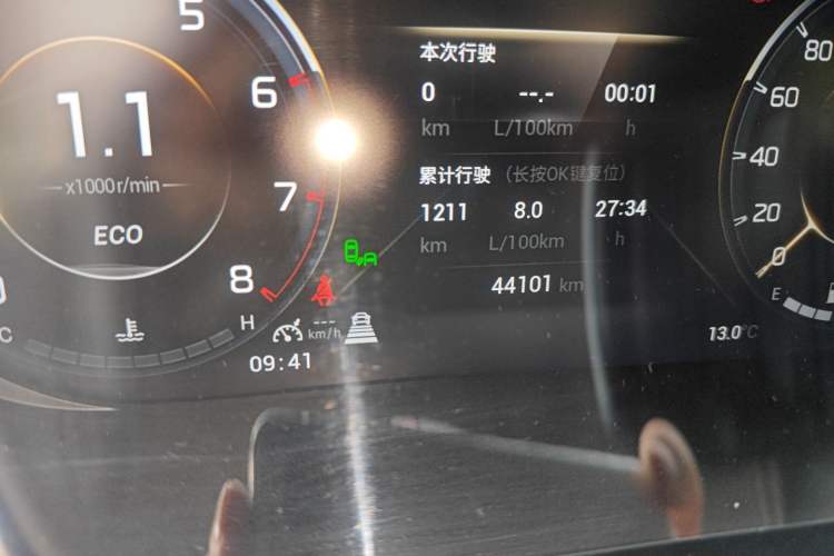 Used GAC Trumpchi GS4 PLUS 2023 390T Automatic Nebula Edition Odometer Close Up