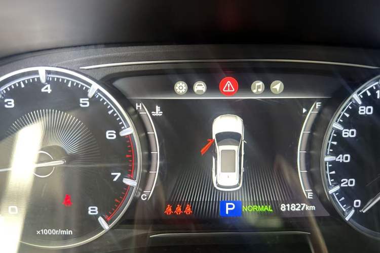 Used GAC Trumpchi GS5 2019 270T Automatic Luxury Edition Odometer Close Up