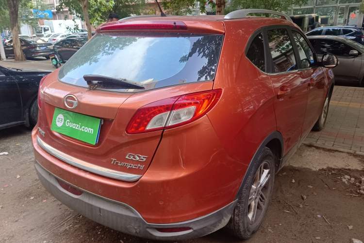 Used GAC Trumpchi GS5 2012 2.0L Automatic Two-Wheel Drive Elite Edition Rear Right 45 Deg