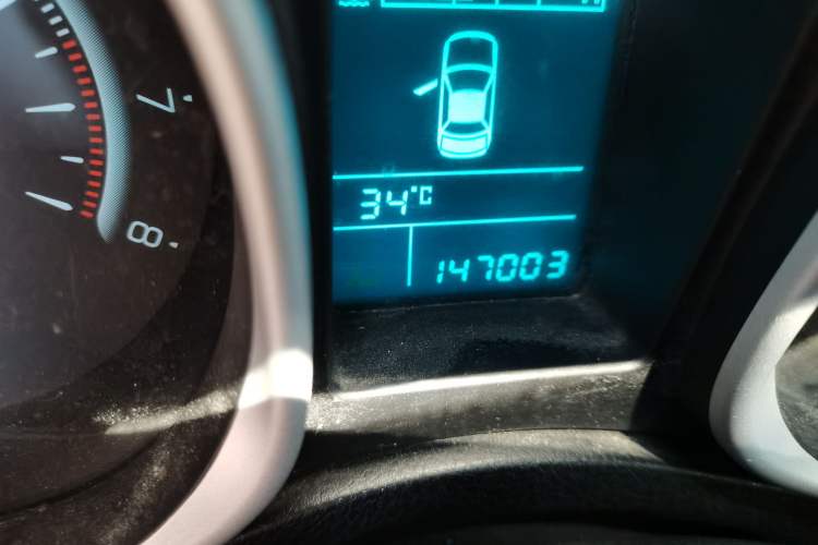 Used GAC Trumpchi GS5 2012 2.0L Manual Two-Wheel Drive Comfort Edition Odometer Close Up